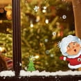 thumbnail image 3 of Pegatinas navideñas de doble cara para ventana de Navidad, pegatinas electrostáticas, se aferra en la pared, calcomanías navideñas para ventana, 3 of 4