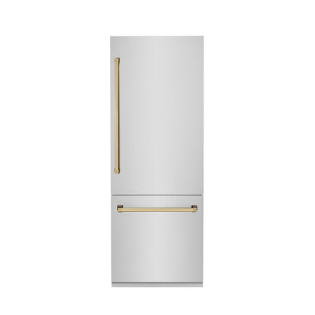 ZLINE KITCHEN AND BATH RBIVZ30430G bottom freezer built in refrigerator