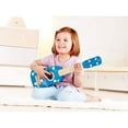 thumbnail image 3 of Hape Ukulélé en Bois à 4 Cordes Instrument de Musique pour Enfants, Point Bleu, 3 of 6