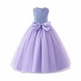 thumbnail image 3 of Girls Casual Dresses Starry Sequin Evening Party Gown Elegant Vacation Dresses for Girl Size 10-11T, 3 of 9