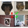 thumbnail image 5 of Gatera para gatos, gatera para gatos, perros o animales pequeños controlable con cerradura fácil de instalar M, negro JUNJUN, 5 of 5