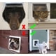 thumbnail image 5 of Gatera para gatos, gatera para gatos, perros o animales pequeños controlable con cerradura fácil de instalar M, negro JUNJUN, 5 of 5