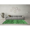thumbnail image 3 of Ahgly Company Indoor Rectangle Oriental Emerald Green Traditional Area Rugs, 2' x 5', 3 of 4