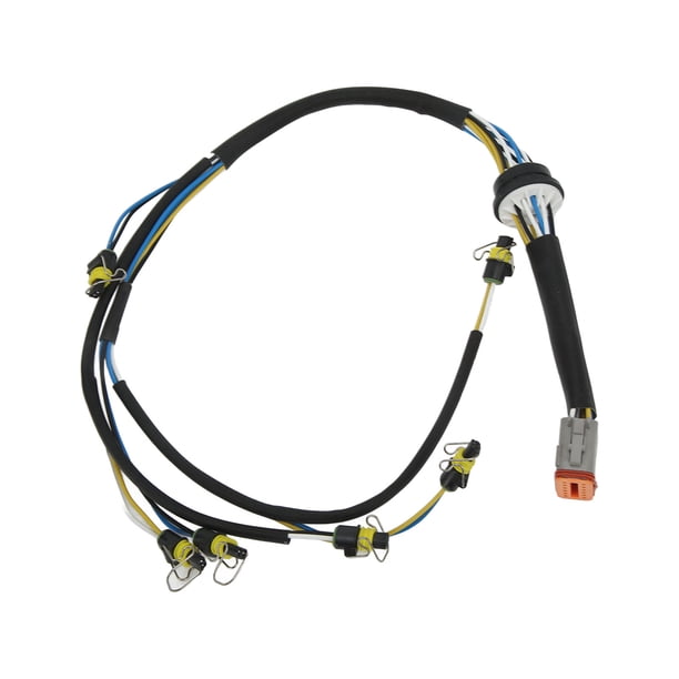 Arnés De Cableado Del Inyector De Combustible, Reemplazo Directo Arnés De Cables Del Motor ABS Larga Durabilidad 222 5917 Profesional Para Excavadora ANGGREK Fuel Injector Wiring Harness Assembly