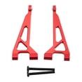 thumbnail image 3 of Piezas de repuesto para brazo superior trasero de coche RC, fácil de instalar, actualización, piezas de repuesto resistentes Rojo, 3 of 9