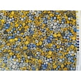 thumbnail image 6 of Circles Cobalt Metallic Cotton Fabric - Gustav Klimt for Robert Kaufman, 6 of 10
