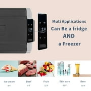 Alpicool Dual Temperature Control 12 V Corded Electric Top-Freezer Refrigerators, 63 Quart