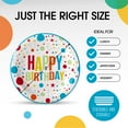thumbnail image 2 of Exquisite 9 In. Birthday Print Paper Plates - 50 Ct., 2 of 4