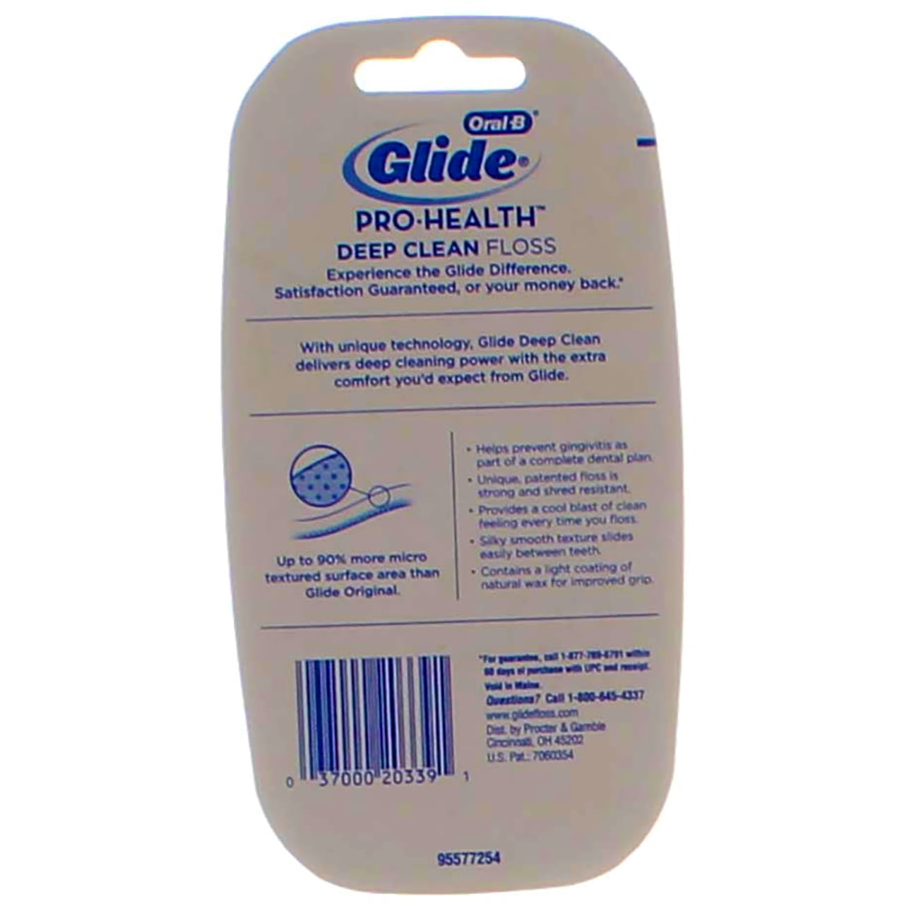 Oral-B Glide Pro-Health Deep Clean Floss, Cool Mint, 2 Ct (6 Pack) (Bundle)