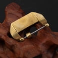 thumbnail image 3 of ZWP Hand-polished Bronze Buckle Strap 20 22 24MM Suitable For Non-brass Watch Pure Copper Leather Strap Buckle Fit For Men, 3 of 5