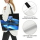 thumbnail image 3 of Balery Blue Viper Snake Bolsa Tote Estilo Estético con Cremalleras, Bolsa de Hombro, Bolsa de Compras Grande y Plegable, 3 of 8