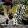 thumbnail image 5 of Cass Creations Case for Motorola Moto G Pure, Moto G Power 2022, Military Grade Armor Case Kickstand Phone Cover with Tempered Glass Screen Protector - Army Camo Green, 5 of 5