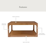 My Texas House Haven Coffee Table, Living Room, Warm Brown