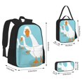 thumbnail image 2 of Balery Three White Geese Mochila Escolar 3 en 1 para Niños - Mochila Resistente con Lonchera Térmica y Estuche - Mochila Escolar para Niños y Niñas, 2 of 7
