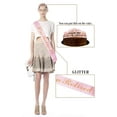 thumbnail image 4 of MEANT2TOBE Pink Retirement Party Set: Glitter Sash & Rhinestone Tiara - Fabulous Women's Decorations - Perfect Christmas Gift, 4 of 6