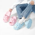 thumbnail image 2 of Super Mall Cloud Slides for Women-Pillow Slides Cloud Slippers Womens, House Slippers for Women Indoor/ Non-Slip Shower Shoe/Soft Comfort Cozy Comfy Bathroom Spa Slippers/Poolside Outdoor Sandals, 2 of 9