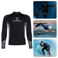 thumbnail image 1 of Traje Baño Cuerpo Guardia Erupción Larga Lycra Diving Wetsuit (XL Men), 1 of 9