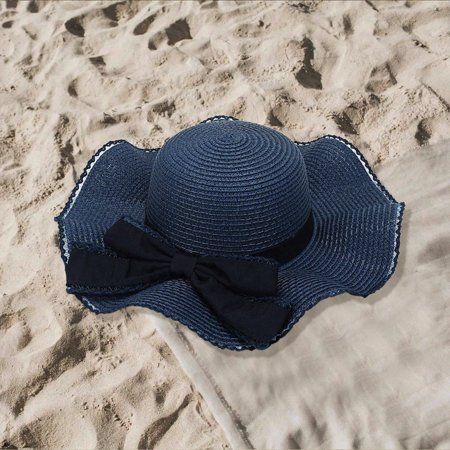 HAIJIE cute hats Women Ladies And Gentlemens Summer Wide Brim Straw Hat Floppy Beach Cap Women Beach Fedora Hat for Hat Size Hays 7x7 M Landscapers Hat Boring Hat Mens Hat with Cord Visor Beach 28 Ha
