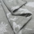 Mainstays Queen Super Soft Plush Bed Blanket in Silver Deer