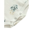 thumbnail image 6 of Qiylii Baby Girls Floral Romper Long Sleeve Round Neck Bodysuit + Headband, 6 of 6
