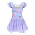 thumbnail image 2 of Oudiya 3-9 Years Ruffle Sleeve Ballet Leotard Dance Dress Tutu Skirt Outfits for Girls Gymnastics, 2 of 6