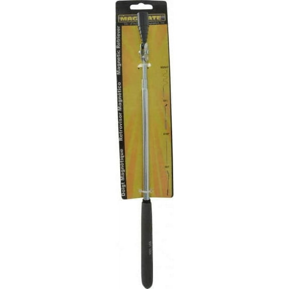 Mag-Mate 931 Retrieving Tool: Magnetic 24 lb Pull Capacity, 13" Collapsed Length