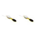 thumbnail image 4 of Jumpingount Lima para pies colgante de mano pedicura exfoliante removedor de piel muerta cepillo de baño herramienta de limpieza accesorios con Amarillo 2piezas, 4 of 6