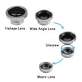 thumbnail image 2 of iMounTEK Phone Camera Lens Kit Magnetic 180°Fisheye Lens 0.67xWide Angle 10X Macro Lens, Silver, 2 of 8