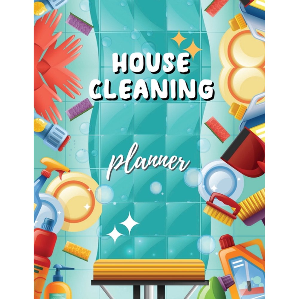 House Cleaning Planner Declutter Books Home Cleaning Book Household