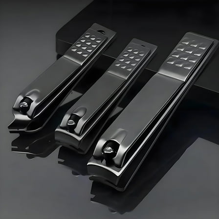 3 Pcs Men Women Professional Stainless Steel Toe Nail Clippers Curved Edge Style