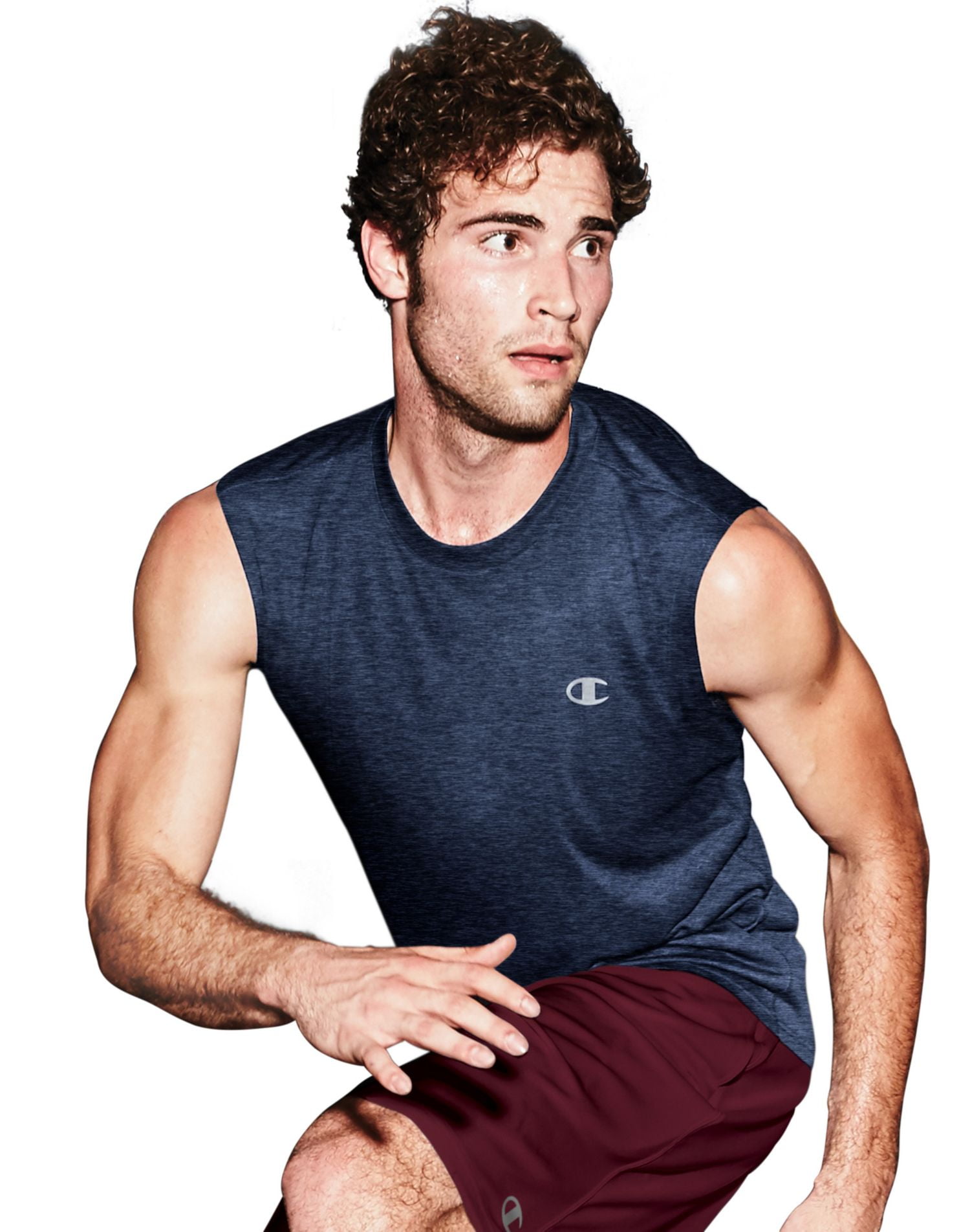 Champion Mens Vapor Heathered Tank Top 