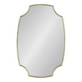 thumbnail image 3 of Kate and Laurel Jovanna Glam Scalloped Wall Mirror, 20 x 30, Gold, Traditional Decorative Mirror with Unique Scalloped Corners and Elegant Curved Edges for Glamorous Home Decor, 3 of 8