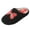 Black, variant on Womens Bow House Slippers Fuzzy Plush Closed Toe Clog Slippers Plaid Bowknot Sherpa Bedroom Slippers Cute Cozy Warm Indoor Slippers