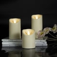 thumbnail image 6 of Cacou 3-Pack Flickering LED Flameless Candles with Remote Control for Home Decor and Mood Lighting, 6 of 7