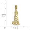 thumbnail image 2 of 14k Gold Lighthouse Charm 23.13x9.16mm Wide 0.6mm Thick Pendant Necklace for Women - .7 Grams, 2 of 2