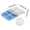 Sky Blue, variant on Golf Ball Shaped 4-Connected Ice Model Tray Set, Funnel Silicone Ice Ball Mold, Flexible Freezer Maker for Whiskey, Cocktails and Cold Drinks, Easy Release Hockey Ice Model Tool
