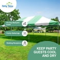 thumbnail image 4 of Party Tents Direct West Coast Frame Canopy Tent, Heavy Duty Steel, 20'x30' Green, 4 of 8