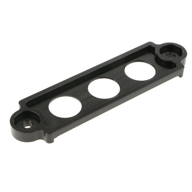 1 Pieza De Aluminio Anodizado Billet Soporte De Amarre Para Civic / CRX 88-00 (3 Colores, Negro / Morado / Azul) - Negro Sunnimix Sujeción de la batería