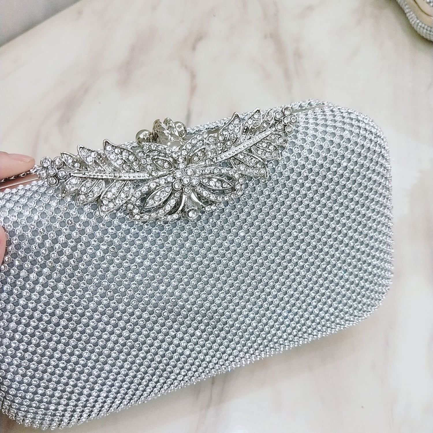 CB143 Luxurious diamond shape Evening Clutch Bags(Gold/Silver) | Wedding clutch  purse, Evening clutch bag, Crystal evening bag