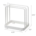 thumbnail image 5 of Yamazaki Home Cutting Board Stand, White, Steel, Water Resistant, No Assembly, 5 of 5
