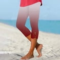 thumbnail image 1 of WILLBEST Leggings Casuales de Mujer con Degradado de Color 7/8 para Salidas a La Playa y Comodidad Diaria Extra Grande, 1 of 4