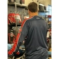 thumbnail image 2 of Indian Motorcycle Men's Script Performance LS Tee, Navy | 2864775, 2 of 9