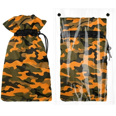 

Josid Camouflage Pattern Reusable Outdoor Faucet Insulation Covers Waterproof and Freeze-Resistant Spigot Protector Bags 2 Pack 11 x 6.9
