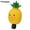 Pineapple, variant on 1Pc Creative Cartoon Dinosaurs Animals Air Horn Children Balance Bike Scooter Bell Super Loud Bicycle Bell Bicycle Accessories
