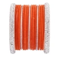 thumbnail image 7 of Efulgenz Indian Wedding Bangles Set Crystal CZ Rhinestone Velvet Bangles Bracelet Jewelry For Women (34 Pcs) Size 2.8, 7 of 7