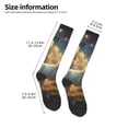 thumbnail image 2 of Naloa Starry Sky White Horse Thigh High Socks Extra Long Stretchy Sock Women Over Knee High Opaque Stocking Daily Wear, 2 of 6