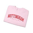 thumbnail image 3 of Nottingham England UK Sweatshirt Gifts Crew Neck Shirt Long Sleeve Unisex, 3 of 7