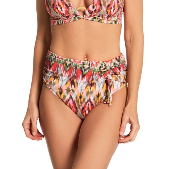 Women's Bleu Rod Beattie FS23504 Free Spirit Hi-Waist Sarong Swim Bottom (Multi 4)
