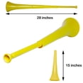 thumbnail image 1 of Windy City Novelties Copa Mundial Plapsible Stadium Horn - 28 "(amarillo), 1 of 2