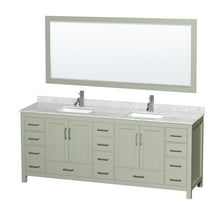Wyndham Collection Wcs141484dunsm70 Sheffield 84" Free Standing Double Basin Vanity Set -